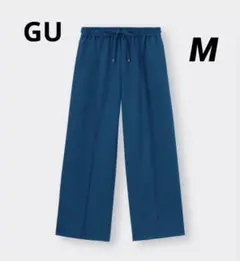GU プルオンパンツ ブルー　Mサイズ