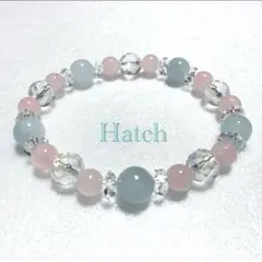 限定❤️天使の石✨アクアマリンと水晶とローズクォーツのパワーストーンブレスレット