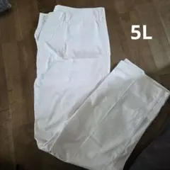 ミドリ安全 スラックス ホワイト 5Lサイズのサムネイル