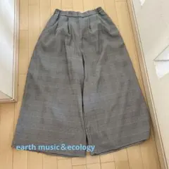 earth music＆ecology グレンチェック　パンツ