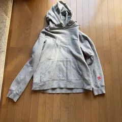 Hanes グレー フード付きパーカー