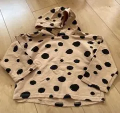 【着用少なめ】 韓国子供服 80 90 100cm パーカー ロンT ドット柄