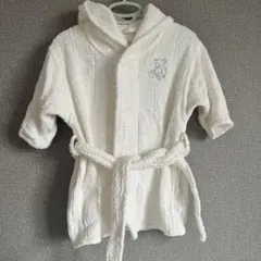 ベビーバスローブ フード付き
