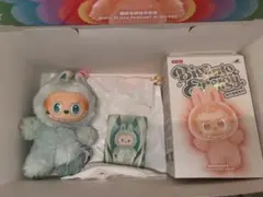 ラブブ エナジー セレニティー 緑 ぬいぐるみペンダント LABUBU 正規品