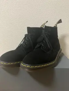 再値下 Dr.Martens 英国製6ホールブーツ黒 C.F.STEADスエード
