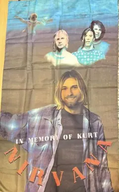 カートコバーンフラッグ NIRVANA KURT