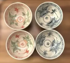 ベトナム食器 バッチャン焼 お椀4個のサムネイル