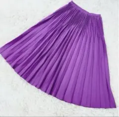 値下げ中【極美品】Drawer 18G プリーツ ニットスカート ロング L