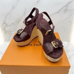 ❣️ルイヴィトン❣️LOUIS VUITTON ウェッジサンダル【美品】春夏シーズンのサムネイル