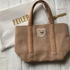 FEILER オールドテディワッペントートベージュL（小）のサムネイル