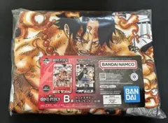 一番くじ　ワンピース　カードゲーム　B賞 カードデザインブランケット　エース