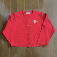 ミキハウス  赤 カーディガン 120㎝
