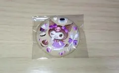 サンリオ　刺繍缶バッジ　クロミ