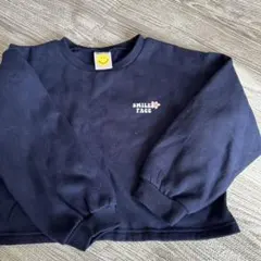 SMILE FACE ネイビー トレーナー 140