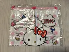 サンリオ　キティーちゃん　小物　巾着袋　ビニール袋