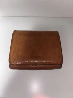 genten 二つ折り財布 レザー 牛革