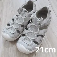 キーン KEEN 水陸両用サンダル　21cm シルバー