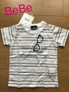 【新品】半袖Tシャツ BeBe 80㎝