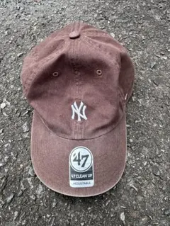 47 Brand NY ヤンキース キャップ ブラウン
