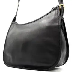 廃盤 オールドコーチ ショルダーバッグ グラブタンレザー ユニセックス ブラック