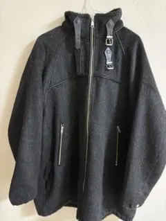 ADRER ベアーパイピングシャギーブルゾン