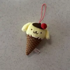 ポムポムプリン アイスクリーム ぬいぐるみ マスコット
