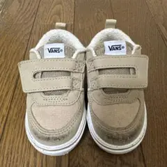 VANS ベージュ ベルト付きスニーカー　13.0cm
