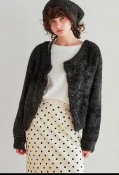 searoomlyn　Holidayシャギー2wayカーデ