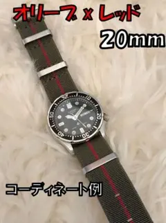 ブランパン】純正チタン尾錠 グレーNATOストラップ バチスカーフ用