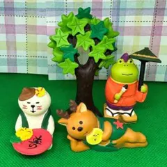 激レア 廃盤】デコレ コンコンブル いちょうの木 フィギュア 秋 峠の 