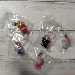 新品未開封　めじるしガチャ　キティ　5種類セット