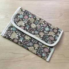 ハンドメイド＊マルチケース＊YUWAシャモニー＊ウァームブラウン