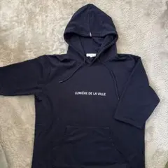 【値下中】THE SHOP TK ロゴパーカー ネイビー L