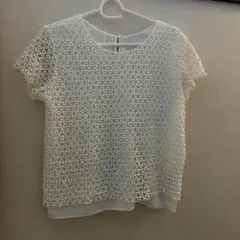 Spick & Span 半袖ブラウス ホワイトのサムネイル