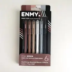 ENMY 6色セット極細ペン 0.7mm 細字 アクリルボールペンのサムネイル