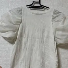 [美品]SNIDEL パフスリドッキングカットプルオーバー