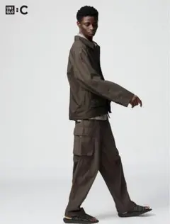 【UNIQLO C】ワイドフィットカーゴパンツ Mサイズ