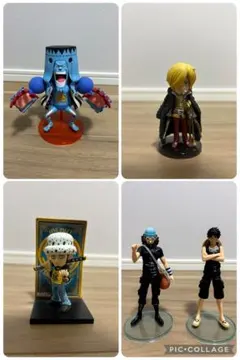 【まとめ売り】ワンピース フィギュア フランキー、サンジ、ルフィ、ウソップ　他