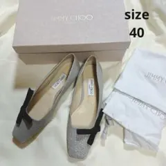ジミーチュウ VEDA BALLERINA リボン　バレエシューズパンプスのサムネイル