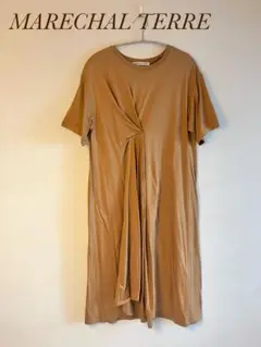 【MARECHAL TERRE】フロントギャザーカットワンピース