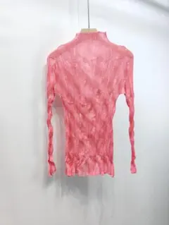 新品　シフォンプリーツプルオーバー　F
