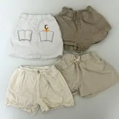 ハーフパンツ ディズニー　女の子　100〜110cm