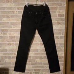 Nudie Jeans シンフィン ブラックデニム スキニージーンズ