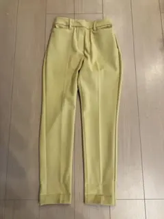 PLST プラステ ウォームリザーブ スティックパンツマスタードイエロー xxs