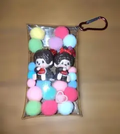 モンチッチ　 めじるしアクセサリー　ケース付