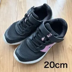 New Balance ブラック×ピンク スニーカー ベルクロ 578 20cm