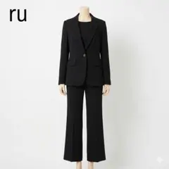 ru 喪服 ブラックフォーマル 3点セット M/S 礼服 レディース 冠婚葬祭
