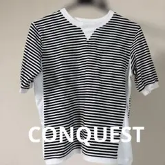 CONQUEST レディース　半袖　Tシャツ　ボーダー　38 Mのサムネイル