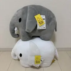 ブルーナアニマル 特大ぬいぐるみ 2体ゾウ　ミッフィー