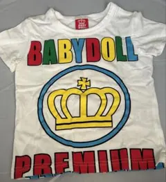 美品 BABYDOLL ベビド ベビードール 半袖 Tシャツ 100cm